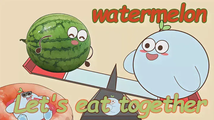 🍉Everyone gets a share, let's eat watermelon together! 😋#fruit #peanut #funny