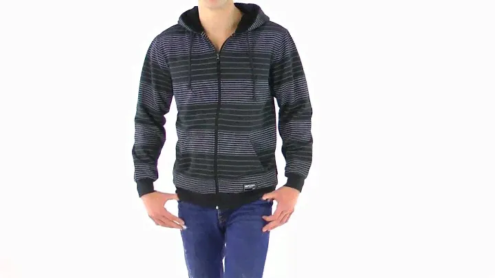 Rip Curl Men's Dawn Patrol Stripe Zip Hoodie | SwimOutlet.com
