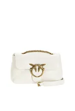 MINI LOVE BAG PUFF MAXI QUILT – white gold