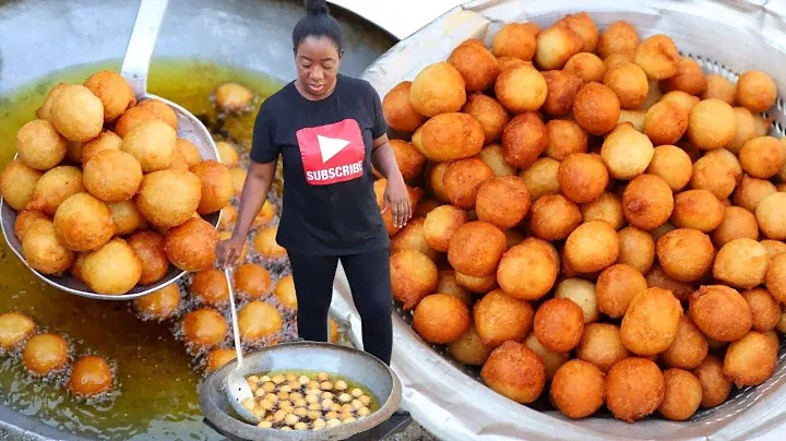 HOW TO MAKE PUFF-PUFF FOR PARTIES |100 GUEST | PROFESSIONAL CATERER