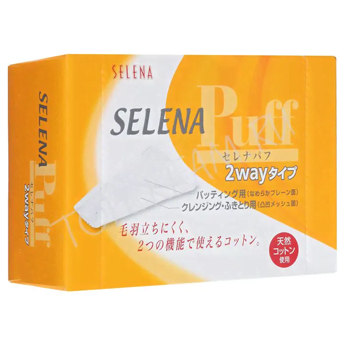 Косметические двусторонние паффы COTTON LABO Selena Puff 2-way