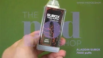 Aladdin Pro Subox 7000 puffs disposable pod - The Pod Shop