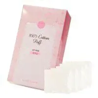 Хлопковые паффы для снятия макияжа 80 штук ETUDE HOUSE Cotton Puff 80pcs-0
