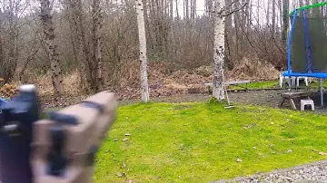 Shooting my Airsoft CZ P-09 with puff dino green gas.
